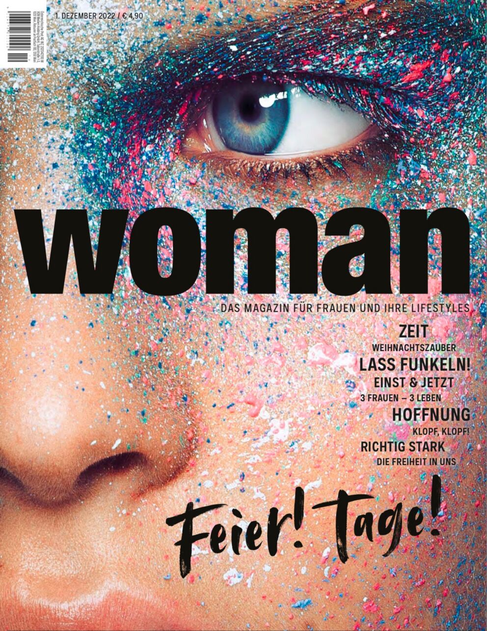 Das Cover des Woman Magazins 2022
