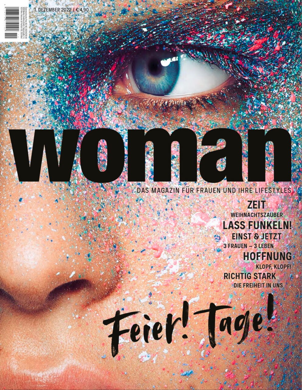 Das Cover des Woman Magazins 2022